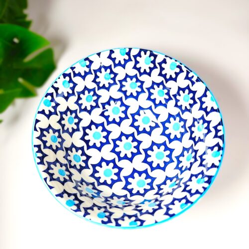 קערית קרמיקה דגם Blue Blossom