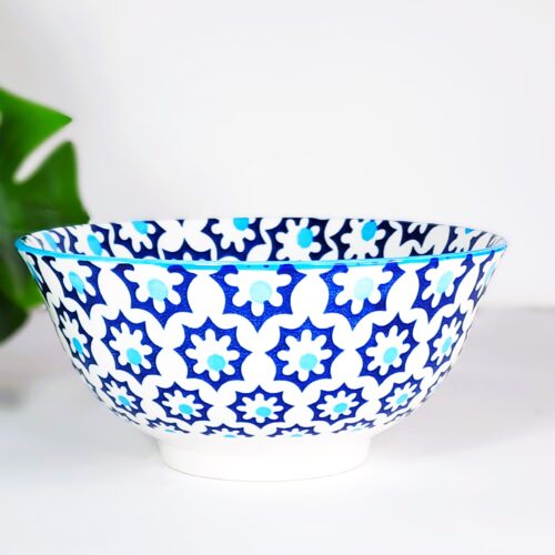 קערית קרמיקה דגם Blue Blossom