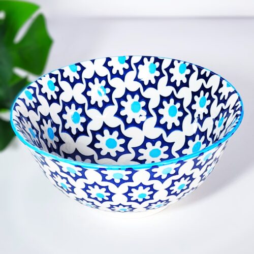 קערית קרמיקה דגם Blue Blossom