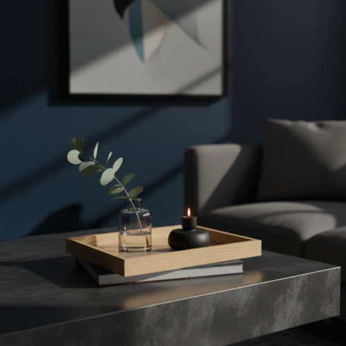 מגש עץ דקורטיבי