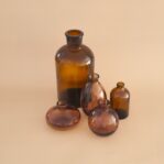 סט ואזות זכוכית AMBER TRIO