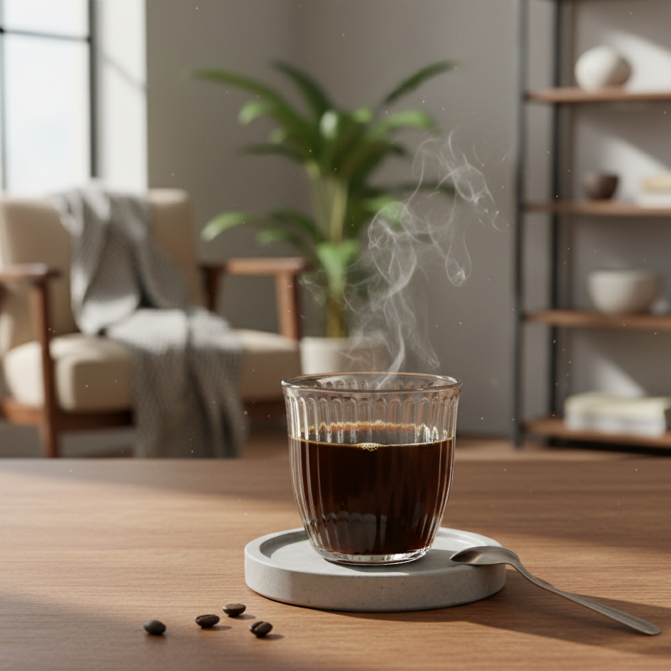 כוס זכוכית LOW STRIPE