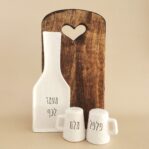 מארז מלח ופלפל SPICE & SPOON קרמיקה לבנה