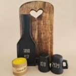 סט מלח ופלפל SPICE & SPOON קרמיקה שחורה