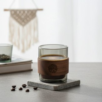 מארז כוסות ומגש עץ ACACIA ROUND מארז כוסות ומגש עץ ACACIA ROUND