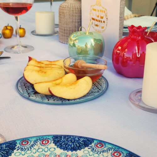 סט זכוכית ראש השנה SWEET YEAR