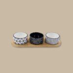 סט קעריות קרמיקה MONO TRIO