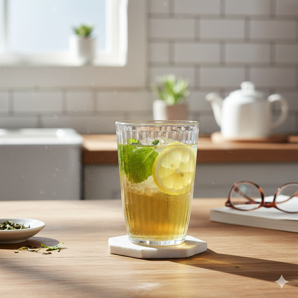 כוס זכוכית פסים HIGH STRIPE