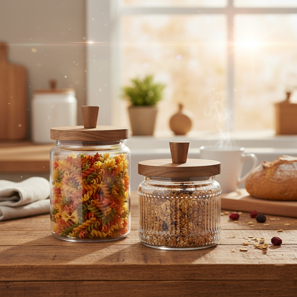 צנצנת זכוכית דגם PURE צנצנת זכוכית דגם PURE